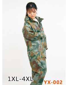 数码迷彩军用套装雨衣