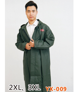 军绿高档长风衣
