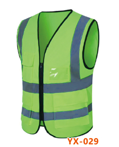 荧火绿双反光马夹