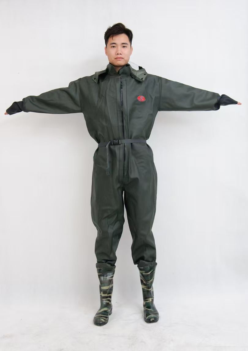 无缝焊接连体下水裤