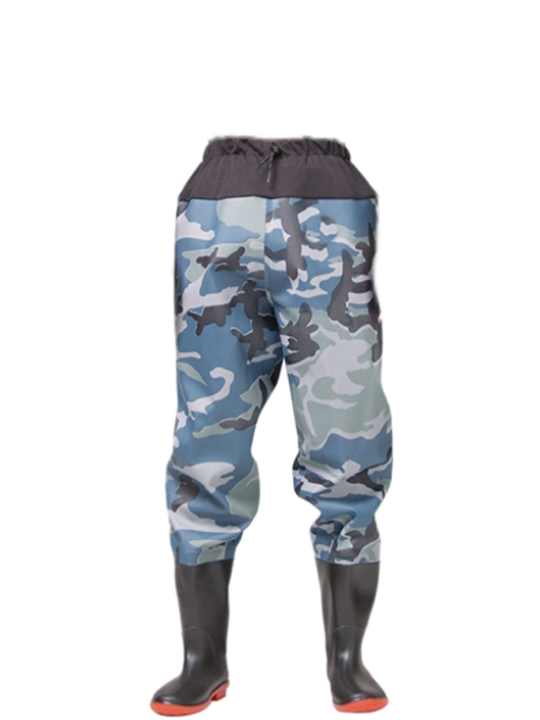 齐腰下水裤连体鞋