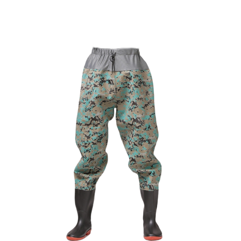 齐腰下水裤连体鞋