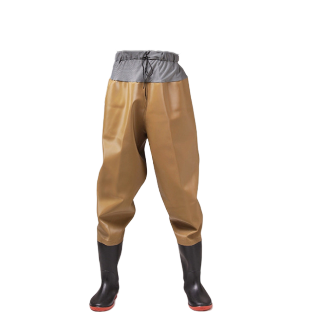 齐腰下水裤连体鞋